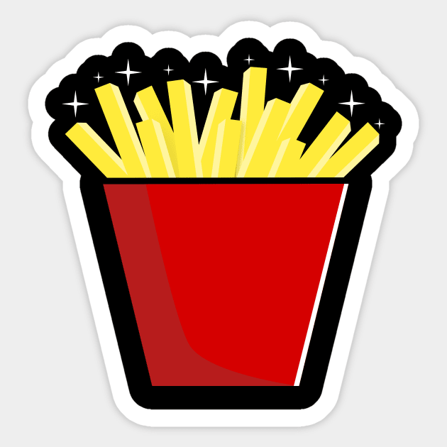 French Fries Sticker by dagimal